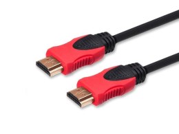 Savio Kabel HDMI (M) v2.0, 7,5m, miedź, czarny, złote końcówki, ethernet/3D, CL-140