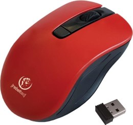 Mysz bezprzewodowa Rebeltec STAR Red optyczna 800-1600DPI 4 przyciski czerwona