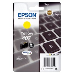 Epson oryginalny ink / tusz C13T07U440, 407XL, yellow, 1900s, 20.3ml