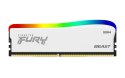 Pamięć RAM Kingston Fury Beast RGB White Limited Edition 16GB (2x8GB) DDR4 3200MHz