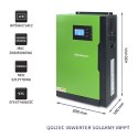 Qoltec Hybrydowy inwerter solarny Off-Grid 10KVA | 5,5kW | 100A | 48V | MPPT | Sinus
