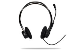 Słuchawki z mikrofonem Logitech 960 981-000100 (kolor czarny)