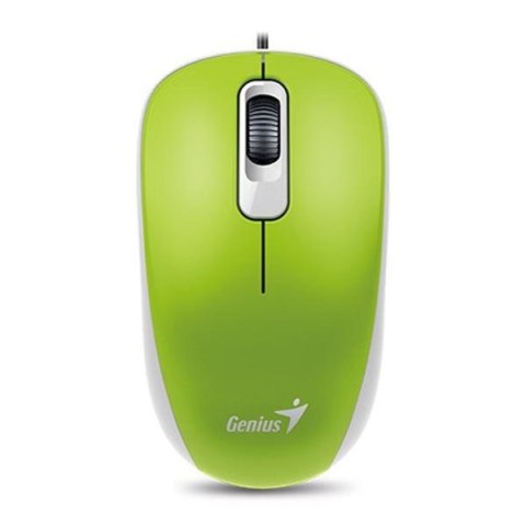Mysz przewodowa Genius DX-110 Spring Green 1000 DPI