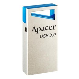 Apacer USB flash disk, USB USB 3.0 (3.2 Gen 1), 32GB, AH155, srebrny, AP32GAH155U-1, USB A, z oczkiem na brelok