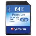 Verbatim microSDXC Flash Card, 64GB, SDXC, 44024, do archiwizacji danych