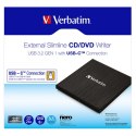 Verbatim 43886, Nagrywarka CD/DVD, szybkość CD(24x) DVD (8x),USB 3.2 GEN1 i USB-C