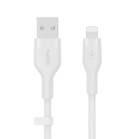 Belkin USB-A - Lightning silicone 3M White