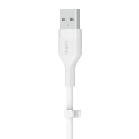 Belkin USB-A - Lightning silicone 3M White