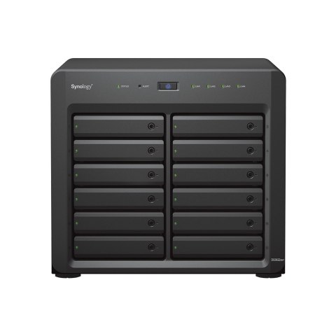 Synology DS3622xs+ | 12-zatokowy serwer NAS, Intel Xeon, 16GB RAM, 2x 1GbE, 2x 10GbE RJ-45, Tower