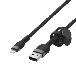 Belkin USB-A to LTG Braided silicone 1M Black