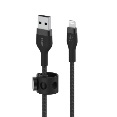 Belkin USB-A to LTG Braided silicone 1M Black