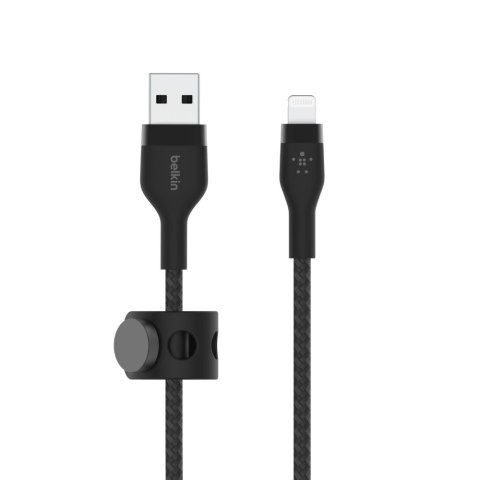 Belkin USB-A to LTG Braided silicone 1M Black