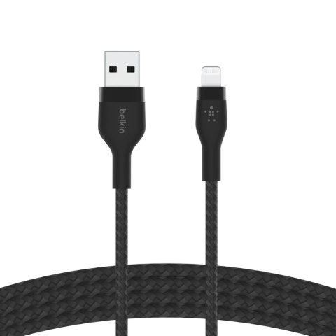 Belkin USB-A to LTG Braided silicone 1M Black