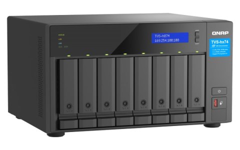 QNAP TVS-h874-i5-32G | 8-zatokowy serwer NAS, Intel Core, 32GB RAM, 2x 2,5GbE RJ-45, PCIe Gen4 Tower