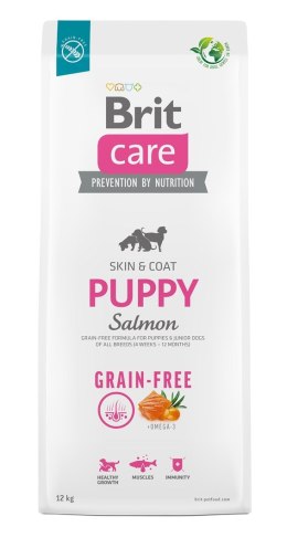 BRIT Care Grain-Free Puppy Salmon - sucha karma dla szczeniąt - 12 kg