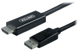 Kabel przejściówka Unitek Y-5118CA Displayport to HDMI 1,5m