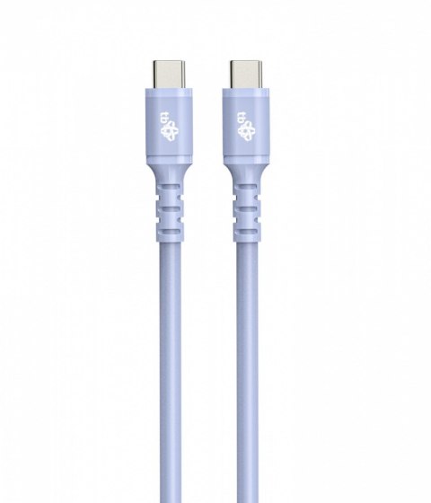 TB Kabel USB C - USB C 1m silikonowy fioletowy