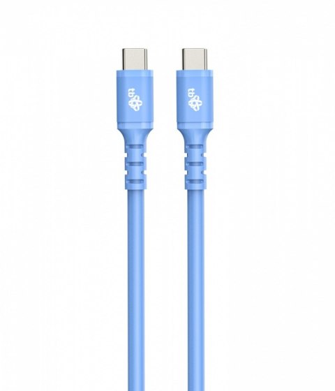 TB Kabel USB C - USB C 1m silikonowy niebieski