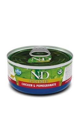 FARMINA N&D Prime Chicken & Pomegranate Adult - mokra karma dla kota - 70 g