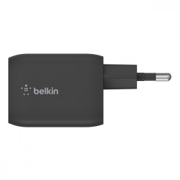 Belkin Ładowarka podwójna ścienna 65W USB-C GAN z PPS czarna