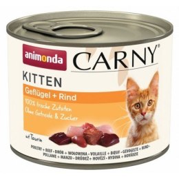 ANIMONDA Carny Kitten wołowina i serca indyka - mokra karma dla kociąt - 200 g
