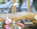 Lampka na biurko stołowa biurkowa LED Activejet RAINBOW RGB biała