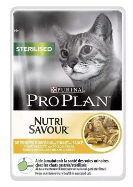 PURINA Pro Plan Cat Sterilised kurczak - mokra karma dla kota - 85 g