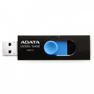 Adata Pendrive UV320 64GB USB 3.2 Gen1 Czarno-niebieski