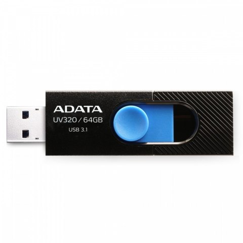 Adata Pendrive UV320 64GB USB 3.2 Gen1 Czarno-niebieski