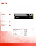 Lexar Dysk SSD NM790 1TB 2280 PCIeGen4x4 7200/6500MB/s LNM790X001T-RNNNG + natychmiastowa wysyłka do godziny 17
