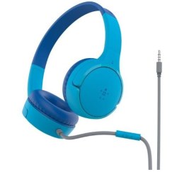 Belkin Słuchawki SOUNDFORM Mini Nauszne Przewodowe Niebieskie Dla Dzieci