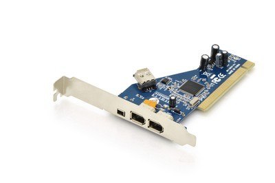 Digitus Karta/Kontroler Firewire (400) PCI, 2x6pin. 1x4pin Wew., 1x6pin Zew. IEEE1394a, Chipset: TSB43AB23