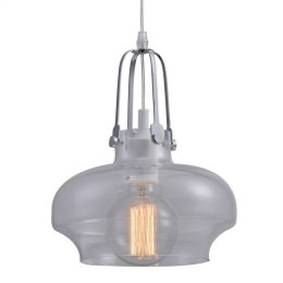 PLATINET PENDANT LAMP LAMPA SUFITOWA ARTEMIS P150402L E27 GLASS+CLEAR 35x30 [44010]