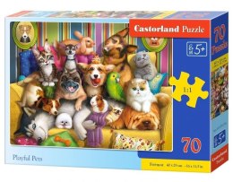 Castor Puzzle 70 elementów Wesołe zwierzątka
