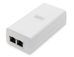 Zasilacz/Adapter PoE DIGITUS 802.3af max. 48V 15.4W Gigabit aktywny, biały