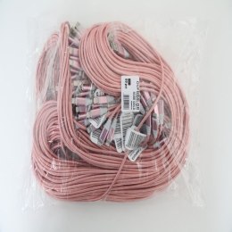 OMEGA BOA LIGHTNING TO USB FABRIC BRAIDED CABLE KABEL 1,5A 2M POLYBAG ROSE GOLD [44182]