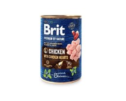 BRIT Premium By Nature Kurczak i serca - mokra karma dla psa - 400 g