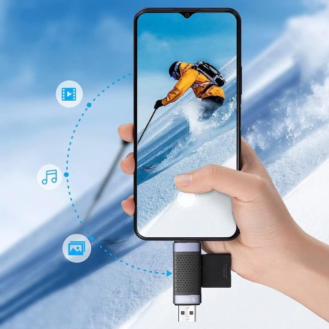 Orico Czytnik kart SD/microSD USB-A/USB-C 2.0