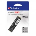 Dysk SSD wewnętrzny Verbatim wewnętrzny NVMe, 256GB, Vi3000 M.2, 49373, 3300 MB/s-R, 1300 MB/s-W