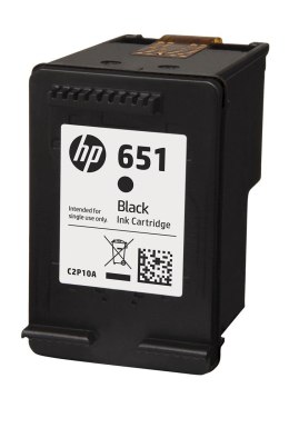 Tusz HP czarny HP 651, HP651=C2P10AE, 600 str.