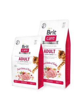 BRIT Care Cat Grain-Free Adult Activity Support - sucha karma z kurczakiem dla kotów aktywnych - 7 kg
