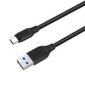 Aukey Kabel USB-A - USB-C, 5Gbps, QC 15W, oplot 2m