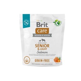 BRIT Care Grain-Free Senior & Light Salmon - sucha karma dla psa - 1 kg
