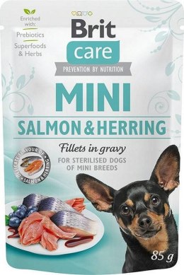 BRIT Care Mini Salmon&Herring Sterilised - mokra karma dla psa - 85 g