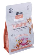 BRIT Care Grain-Free Sensitive Turkey&Salmon - sucha karma dla kota - 400 g