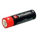 Bateria alkaliczna, AA-LR6 Mignon, AA, 1.5V, Verbatim, folia, 4-pack, 49501