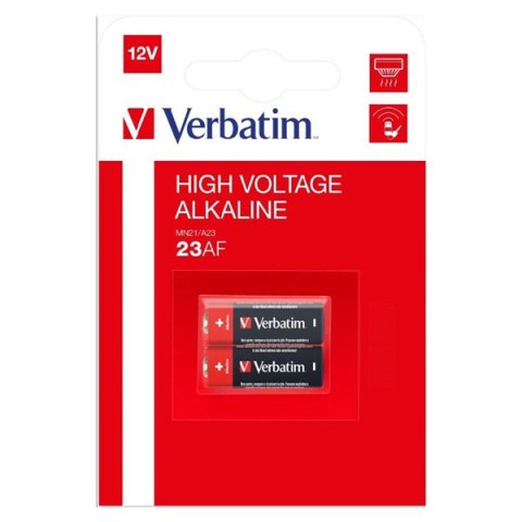 Bateria alkaliczna, AE, 12V, Verbatim, blistr, 2-pack, 49940