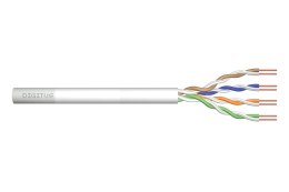 Kabel teleinformatyczny instalacyjny DIGITUS kat.5e, U/UTP, Eca, drut, AWG 24/1, PVC, 305m, szary, karton