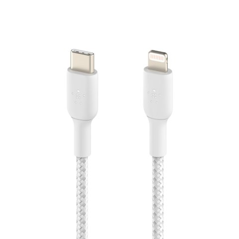 Belkin Braided C-LTG 1M, WHT