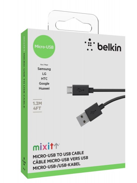 Belkin MIXIT UP Micro-USB to USB ChargeSync BLK